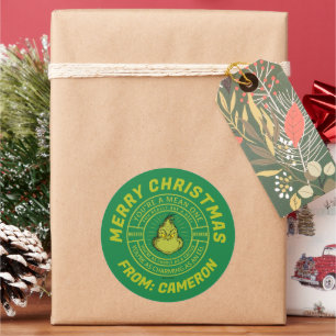 Jij bent een gemene meneer Grinch Prettig kerstf Ronde Sticker