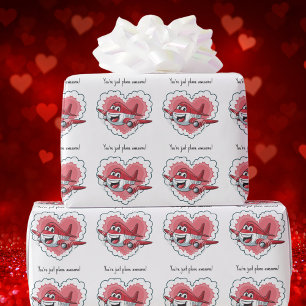 Jij bent een geweldig vliegtuig Valentijnsdag Cadeaupapier