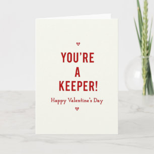 Jij Bent Een Keeper Valentijnskaart Kaart