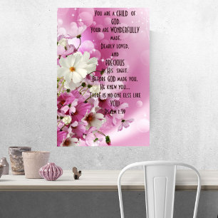 Jij bent een Kind van God Christelijk 1 Schrift po Poster