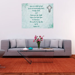 Jij Bent Een Kind van God Uitgerekt Canvasprint  Canvas Afdruk