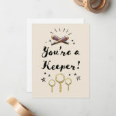 Jij Bent Een Krijger Notitiekaartje (Voorkant / Achterkant in situ)