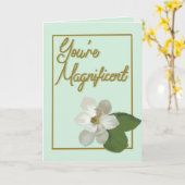 Jij bent een "Mag"nifieke kaart (Gele Bloem)