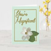 Jij bent een "Mag"nifieke kaart (Gele Bloem)