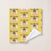Jij Bent Een Mooie Gele Bij Bad Handdoek (Wasdoekje)