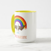 Jij Bent Een Prachtige Regenboogvogel Mok (Voorkant links)