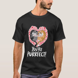 Jij bent een Purrfect Valentijnsdag Koppel Hobby K T-shirt