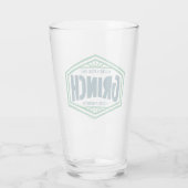 Jij bent een smerige Grinch Glas (Achterkant)