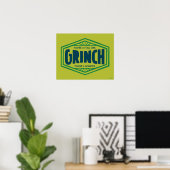 Jij bent een smerige Grinch Poster (Thuiskantoor)