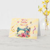 Jij bent een speciale wenskaart kaart (Gele Bloem)