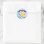 Jij Bent Een Ster Ronde Sticker (Tas)
