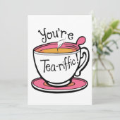 Jij bent een Thee-rific kaart (Staand voorkant)