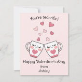 Jij bent een Thee-tastische Cute Kids Class Valent Feestdagenkaart (Voorkant)