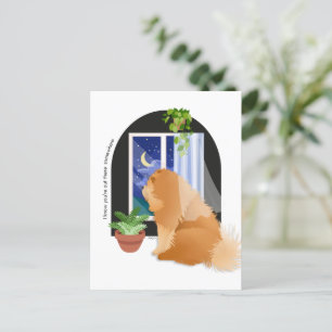 JIJ BENT ER IETS ANDERS briefkaart VAN DE Chow