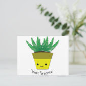 Jij bent Ferntastic Fern Briefkaart (Staand voorkant)