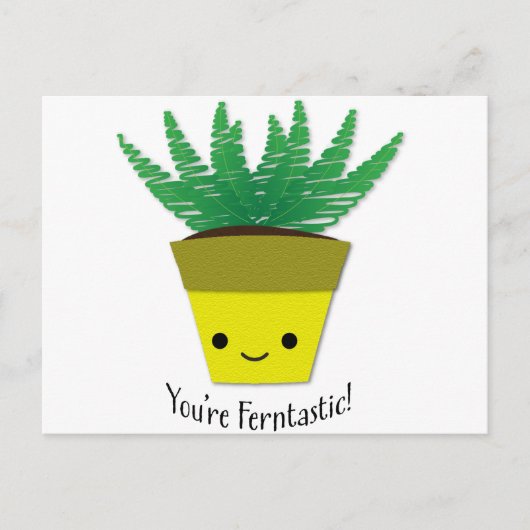 Jij bent Ferntastic Fern Briefkaart (Voorkant)