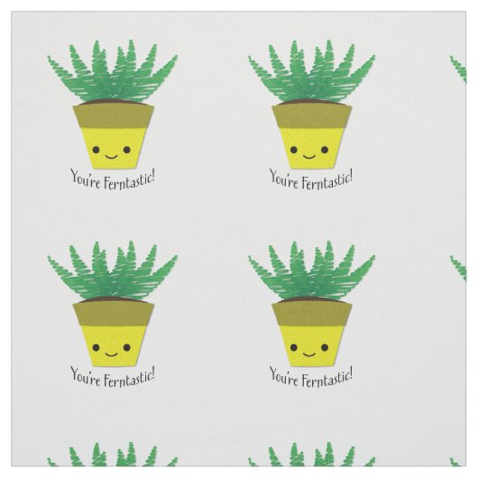 Jij bent Ferntastic Fern Stof (Swatch)