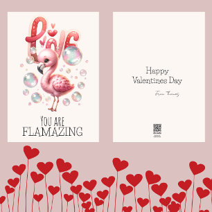 Jij Bent Flamazing Kids Valentijnskaarten Cute Fla Feestdagenkaart
