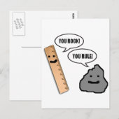 Jij bent gek, jij regel briefkaart (Voorkant / Achterkant)