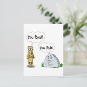 Jij bent gek, jij regel briefkaart (Staand voorkant)