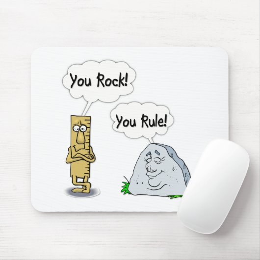 Jij bent gek, jij regel. muismat (Met muis)