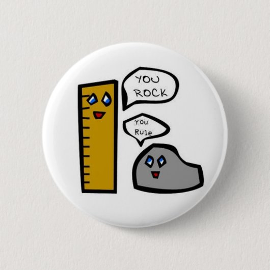 Jij bent gek, jij regel ronde button 5,7 cm (Voorkant)
