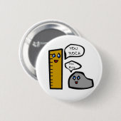Jij bent gek, jij regel ronde button 5,7 cm (Voorkant /achterkant)
