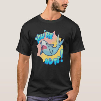 Jij bent gek   Schattige haai voor mannen vrouwen  T-shirt