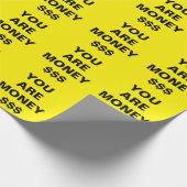 Jij Bent Geld Inspirerend Cadeaupapier (Hoek)
