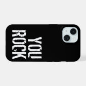 Jij bent geweldig - iPhone 15 case (Achterkant horizontaal)