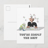 Jij bent gewoon de Beste .Persoonlijke tekst Briefkaart (Voorkant / Achterkant)