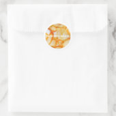 Jij bent gewoon de pit ronde sticker (Tas)