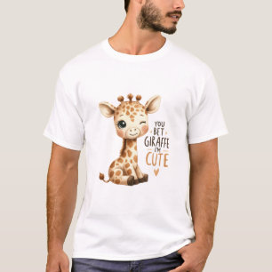Jij Bent Giraffe Schattig Zoete Kunst T-shirt