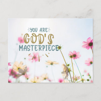 Jij bent Gods Masterstuk Briefkaart