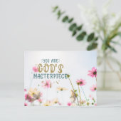 Jij bent Gods Masterstuk Briefkaart (Staand voorkant)