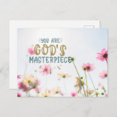 Jij bent Gods Masterstuk Briefkaart (Voorkant / Achterkant)