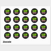 Jij Bent Goed Genoeg Duitse Meme Quote Ronde Sticker (Vel)