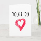 Jij Bent Goed Genoeg, Sarcasme, Grappig, Onbeleefd Kaart (Voorkant)