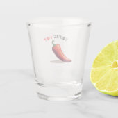 Jij Bent Heet Chilli Shotglas Shot Glas (Achterkant)