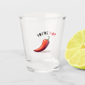 Jij Bent Heet Chilli Shotglas Shot Glas