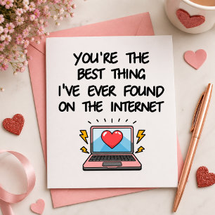 Jij Bent Het Beste Dat Ik Ever Op Internet Heb Gev Bedankkaart