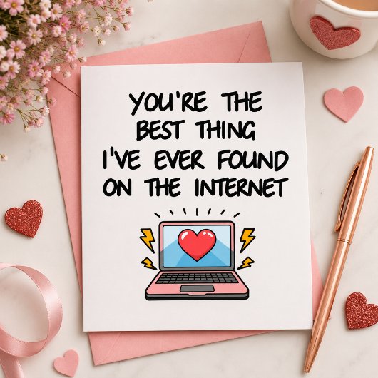 Jij Bent Het Beste Dat Ik Ever Op Internet Heb Gev Bedankkaart