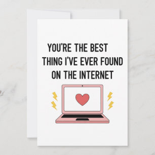Jij Bent Het Beste Dat Ik Ever Op Internet Heb Gev Feestdagenkaart