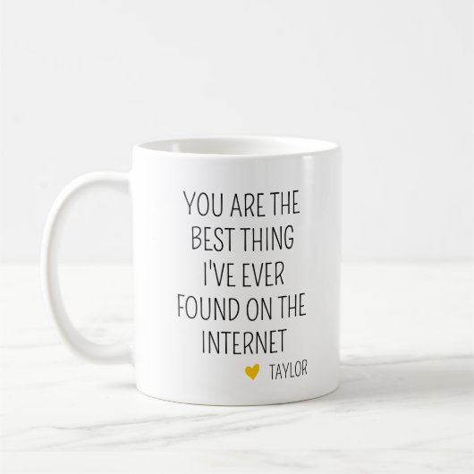 Jij Bent Het Beste Dat Ik Ooit Op Het Net Heb Gevo Koffiemok (Links)