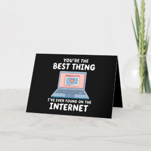 Jij Bent Het Beste Dat Ik Ooit Op Internet Heb Gev Bedankkaart