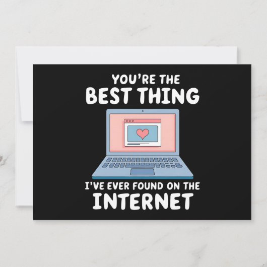 Jij bent het beste dat ik ooit op internet heb gev kaart (Voorkant)
