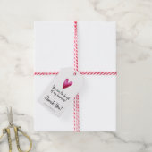 Jij bent het Hart van mijn Zakelijkeleven Cadeaulabel (Met Touw)