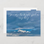 Jij bent het hoogtepunt van mijn dag ansichtkaart briefkaart (Voorkant / Achterkant)