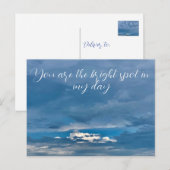 Jij bent het hoogtepunt van mijn dag kaart (Voorkant / Achterkant)