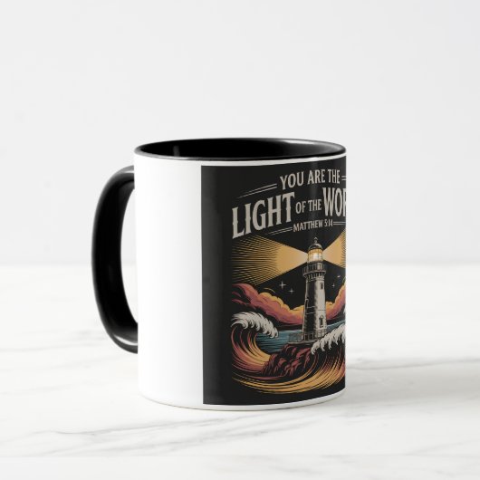 Jij bent het licht van de wereld Mok (Voorkant links)